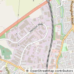 Map of Kettering, Northamptonshire