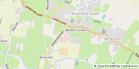 Map of Bracknell