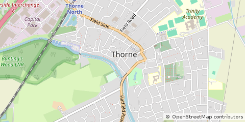 Map of Doncaster