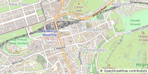 Map of Edinburgh