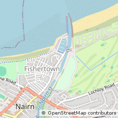 Map of Nairn, Highland