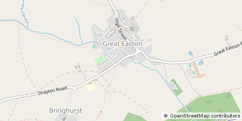 Map of Market Harborough, Leicestershire