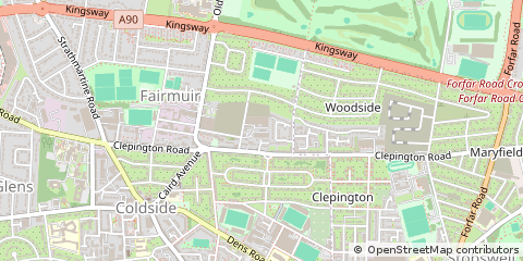 Map of Dundee