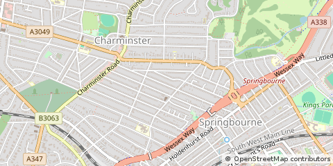 Map of Bournemouth