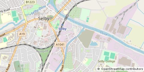 Map of Selby