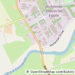 Map of Inchinnan, Renfreshire