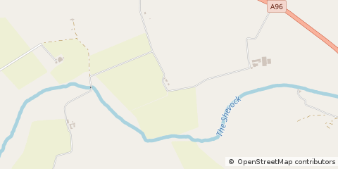 Map of Insch, Aberdeenshire