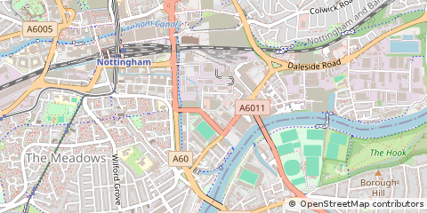 Map of Nottingham