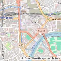 Map of Nottingham