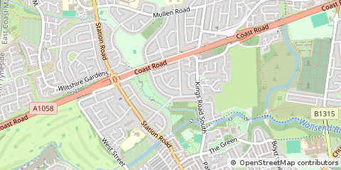Map of Wallsend