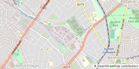 Map of Surrey