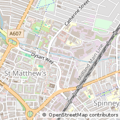 Map of Leicester