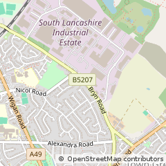 Map of Wigan