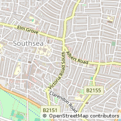 Map of Southsea