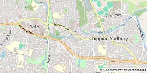 Map of Bristol, Hanham