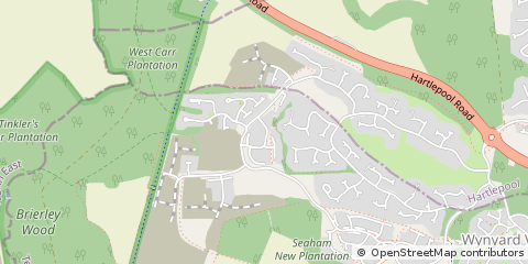 Map of Stockton on Tees