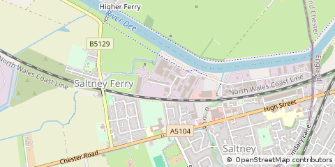 Map of Chester, Flintshire
