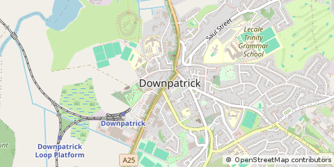 Map of Downpatrick