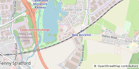 Map of Milton Keynes
