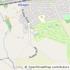 Map of Stoke on Trent, Staffordshire