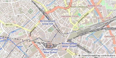 Map of Birmingham