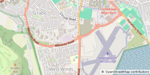 Map of Newtownards, CO. Down