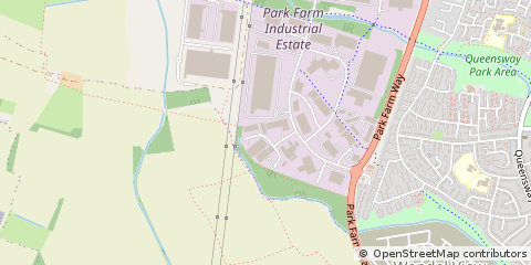 Map of Wellingborough, Northamptonshire