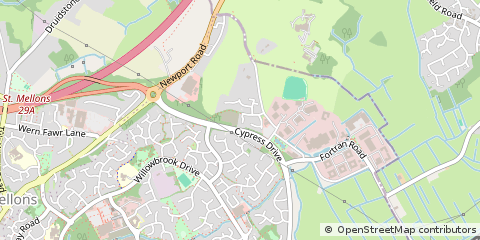 Map of Cardiff