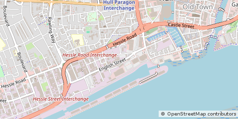 Map of Hull, East Yorkshire