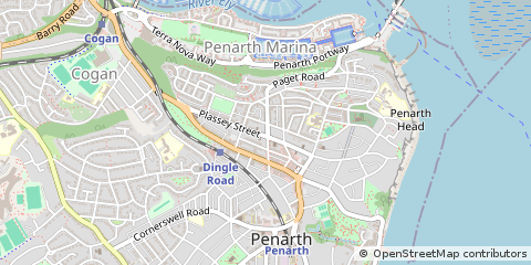 Map of Penarth