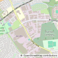Map of Aintree, Liverpool