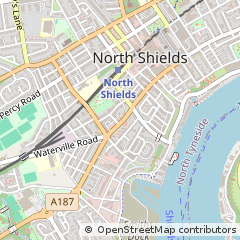 Map of North Shields