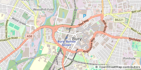 Map of Bury