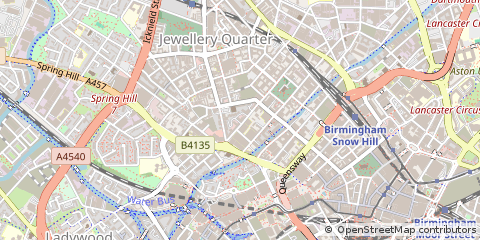 Map of Birmingham