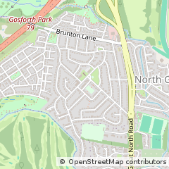 Map of Newcastle Upon Tyne