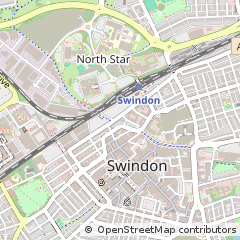 Map of Swindon, Wiltshire