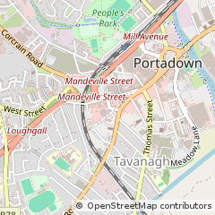 Map of Craigavon, County Armagh