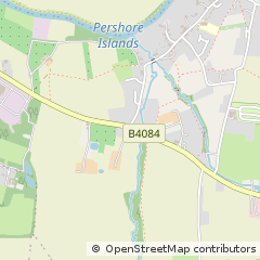 Map of Pershore, Worcs