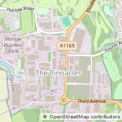 Map of Harlow, Essex