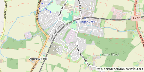 Map of Billingshurst