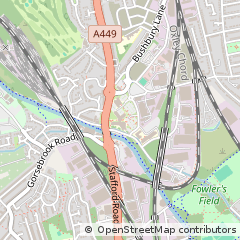 Map of Wolverhampton, West Midlands