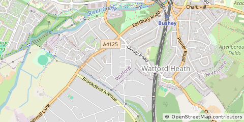 Map of Watford