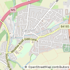 Map of Bromsgrove, West Midlands