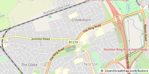 Map of Teesside