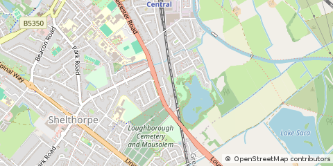 Map of Leicestershire