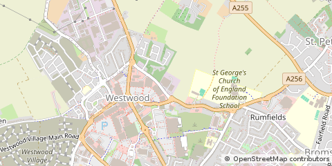 Map of Broadstairs, Kent