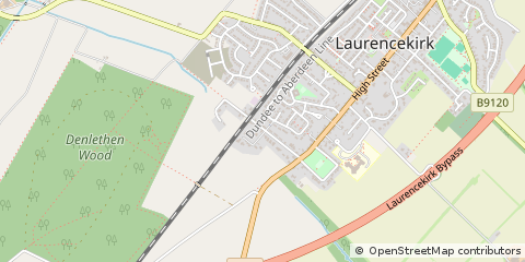 Map of Laurencekirk