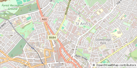 Map of Nottingham