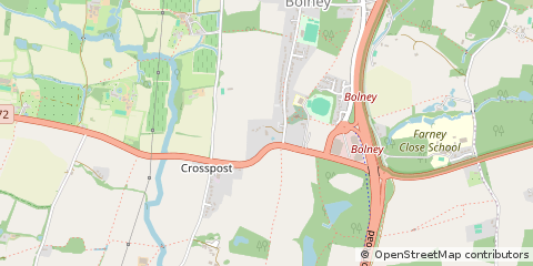 Map of Haywards Heath, West Sussex