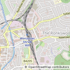 Map of Worcester